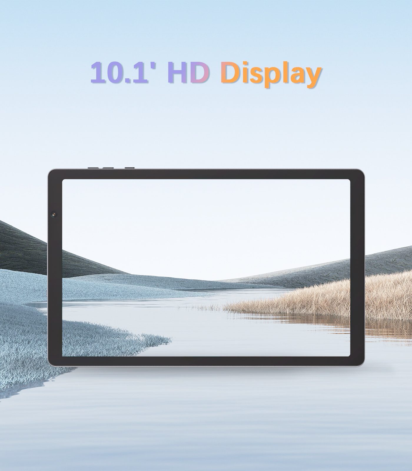 10.1 inch Tablet, Android 11.0, 3GB RAM, 32GB ROM, MAGCH Android Tablet with Quad-Core Processor, Up to 1.8Ghz, 8MP Rear Camera, HD IPS Display, 5000mAh Battery, Wi-Fi, Bluetooth 4.2, Metal Body, Grey